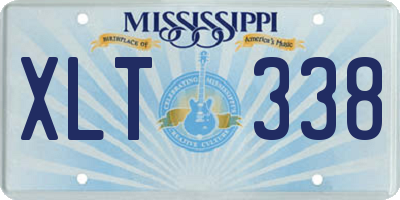 MS license plate XLT338
