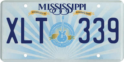MS license plate XLT339