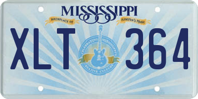 MS license plate XLT364