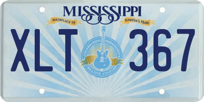 MS license plate XLT367