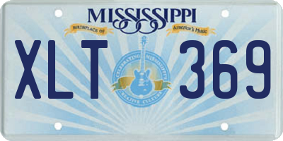 MS license plate XLT369