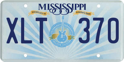 MS license plate XLT370