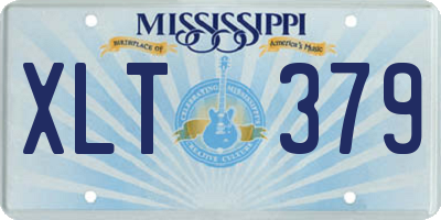 MS license plate XLT379