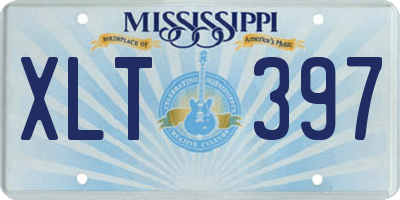 MS license plate XLT397