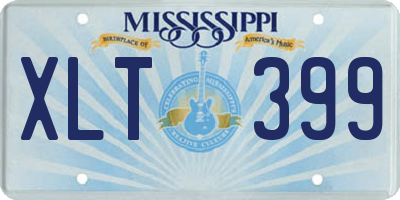 MS license plate XLT399