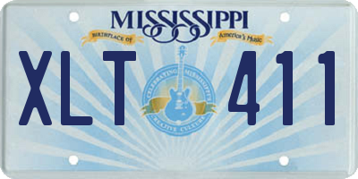 MS license plate XLT411