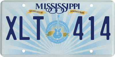 MS license plate XLT414