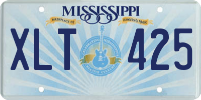 MS license plate XLT425