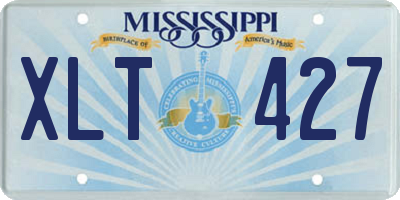 MS license plate XLT427