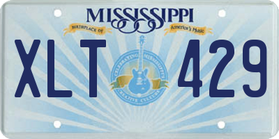 MS license plate XLT429