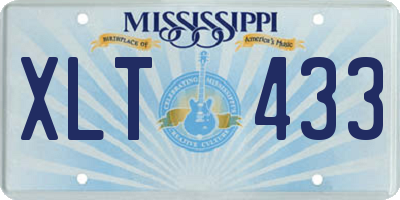 MS license plate XLT433