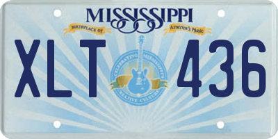 MS license plate XLT436
