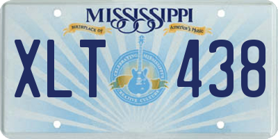 MS license plate XLT438