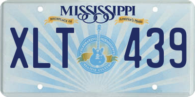MS license plate XLT439