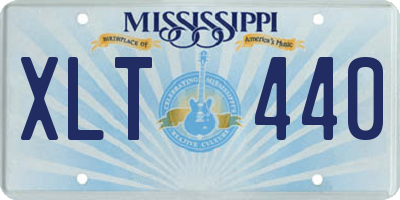 MS license plate XLT440