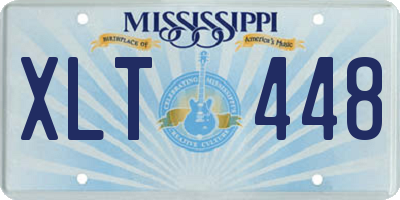MS license plate XLT448