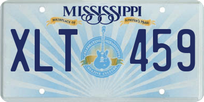 MS license plate XLT459