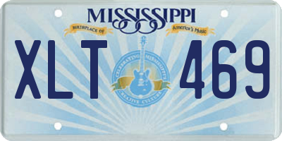 MS license plate XLT469