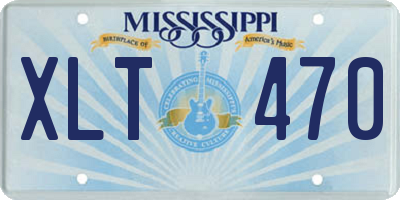 MS license plate XLT470