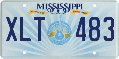 MS license plate XLT483