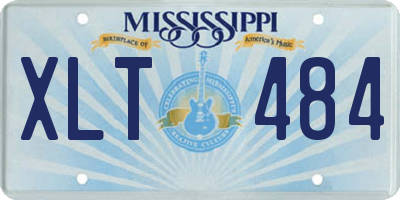 MS license plate XLT484