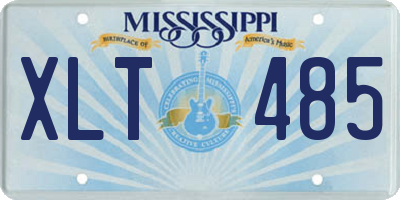 MS license plate XLT485