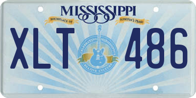 MS license plate XLT486