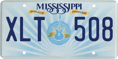MS license plate XLT508