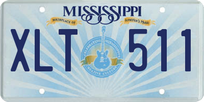 MS license plate XLT511