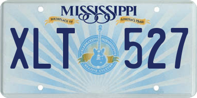 MS license plate XLT527