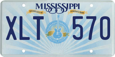 MS license plate XLT570