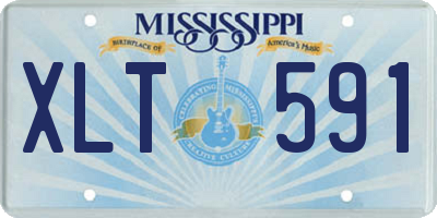 MS license plate XLT591