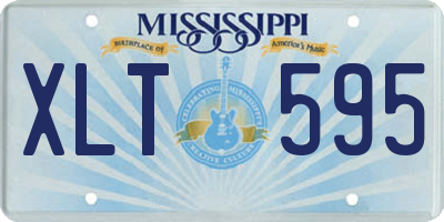 MS license plate XLT595