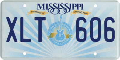 MS license plate XLT606