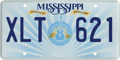 MS license plate XLT621