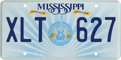 MS license plate XLT627