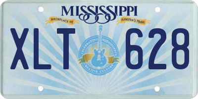 MS license plate XLT628