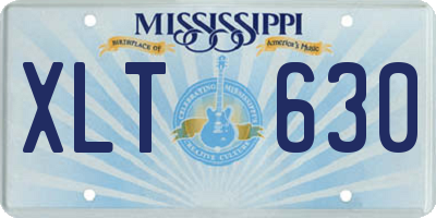 MS license plate XLT630