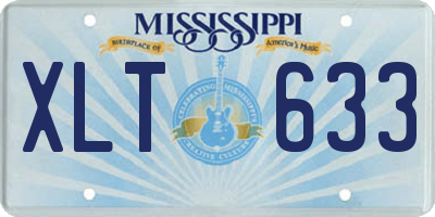 MS license plate XLT633
