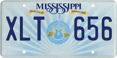 MS license plate XLT656