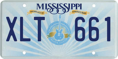 MS license plate XLT661