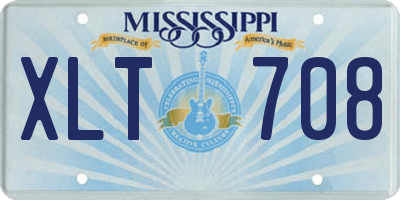 MS license plate XLT708
