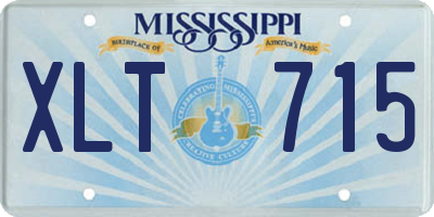 MS license plate XLT715