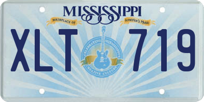 MS license plate XLT719