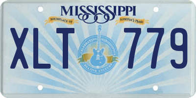 MS license plate XLT779
