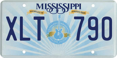 MS license plate XLT790