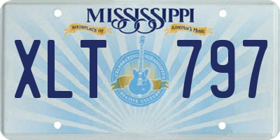 MS license plate XLT797