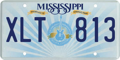 MS license plate XLT813