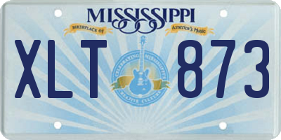 MS license plate XLT873