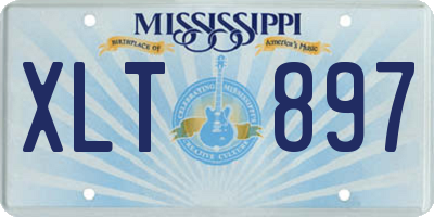 MS license plate XLT897